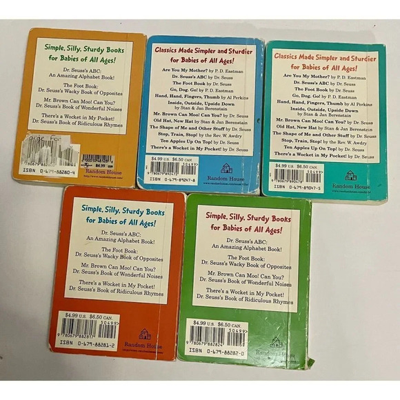 Lot Of 5‎ Hardcover Dr. Seuss Small Version Books Beginner Books - Picture 2 of 6
